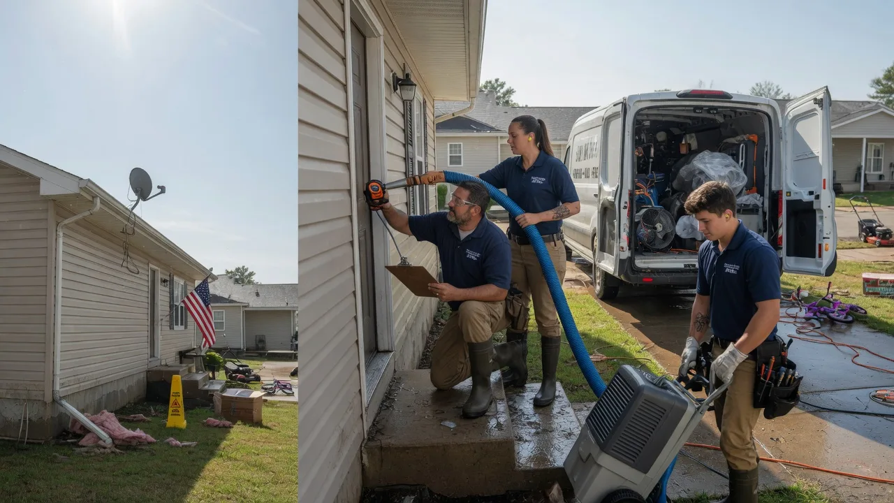 Ceiling Water Damage Restoration in Kerens, WV near me